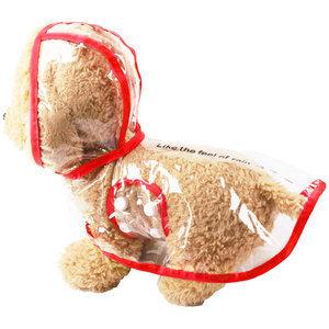 Imperméable transparent imperméable pour petits chiens Teddy Poodle Xs S M L Xl Vêtements pour animaux de compagnie - Product Image 5
