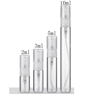 Zylindrische Kunststoff-Parfümprobe-Flasche Schwarz Gold Silber Düse Extrem Feiner Sprühnebel Leicht zu Transportieren 10ml 15ml - Product Image 4
