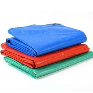 Bâche industrielle en PE OEM 160g/m², toile imperméable, auvent de jardin, <span class=keywords><strong>voile</strong></span> d'ombrage, couverture pour bateau, camion, maison pour animaux, chien, imperméable - Product Image 2