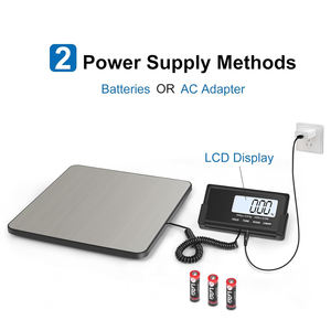 체중 수하물 창고 패키지에 대한 디지털 배송 스케일 440lb/200Kg 우송료 저울 고정/용기/보정 기능 - Product Image 3