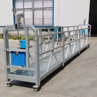 Plateforme suspendue de chantier en aluminium de la série Zlp, plateforme suspendue moderne en alliage d'aluminium pour la construction