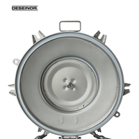 Couvercle de manhole de 20 pouces à double couvercle pour camion-citerne de liquides corrosifs, avec décompression d'urgence