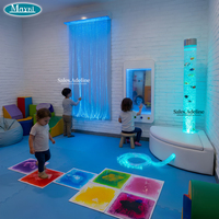 Équipement de salle multisensorielle d'usine, produits interactifs de thérapie pour l'autisme, tube à bulles, lumière à fibre optique, OEM ODM