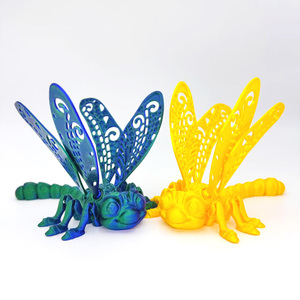 WANCAI OEM02025 Mignonne figurine de libellule imprimée en 3D, modèle en plastique, figurines de libellules personnalisées en usine, cadeaux de décompression pour enfants - Product Image 3