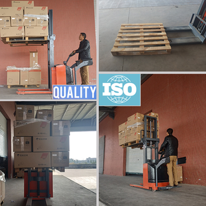 Carretilla elevadora eléctrica pequeña montada en una camión, apilador automático - Product Image 6