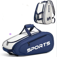 Sac de sport et sac à dos de pickleball et padel grande capacité, personnalisé avec logo, de qualité supérieure, style tendance avec cadre externe