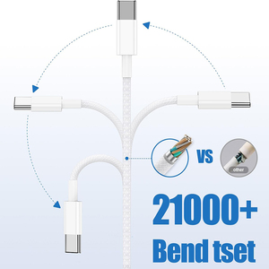 Nhanh Chóng Sạc Pd 20W 1M 2M Dữ Liệu <span class=keywords><strong>USB</strong></span> C Điện Loại C Sạc Cáp Cho Iphone Sạc Cáp - Product Image 2