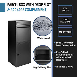 Boîte <span class=keywords><strong>aux</strong></span> <span class=keywords><strong>lettres</strong></span> en métal étanche de grande capacité Boîtes <span class=keywords><strong>aux</strong></span> <span class=keywords><strong>lettres</strong></span> montées au sol pour usage domestique Boîte d'<span class=keywords><strong>envoi</strong></span> de <span class=keywords><strong>colis</strong></span> Livraison directe - Product Image 6