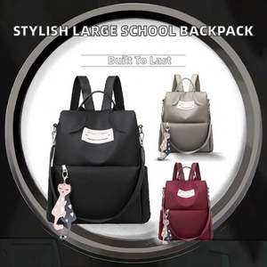 Mochila para portátil de gran capacidad para mujer, ideal para negocios, estudiantes universitarios y viajes de ocio. - Product Image 2