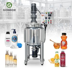 30l 500-Liter 1000 Liter Cosmetic Body Butter Hot Sale Stainless Steel Homogenizer Mixer Machine Mixing Tank - Product Image 1