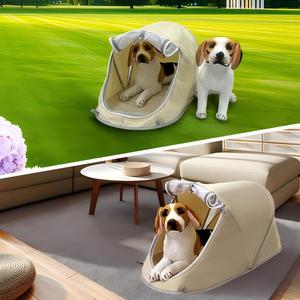 Carpa Plegable para Mascotas, Material Oxford Ecológico, Cierre <span class=keywords><strong>de</strong></span> Cremallera, Ligera y Portátil, para <span class=keywords><strong>Perros</strong></span> Pequeños y Gatos, Uso Interior y Exterior, <span class=keywords><strong>Camping</strong></span> - Product Image 3