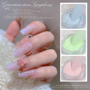 Recién llegado, polvo <span class=keywords><strong>de</strong></span> uñas Pink Glitter <span class=keywords><strong>Fantasy</strong></span> Pixie, pigmento camaleón, polvo <span class=keywords><strong>de</strong></span> inmersión holográfico para uñas - Product Image 2