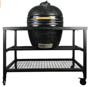 AUPLEX-BBQ13-27 mobile Kamdo de toutes tailles pour table de fumoir d'extérieur verte avec roues Asador De Carbon Parrilla - Product Image 1