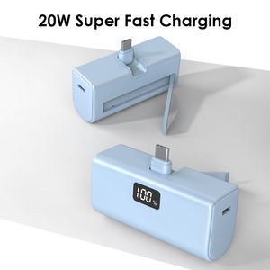 Внешний аккумулятор-капсула 5000 мАч 2-в-1: зарядное устройство для телефона с портом Type-C и подставкой для телефона - Product Image 5