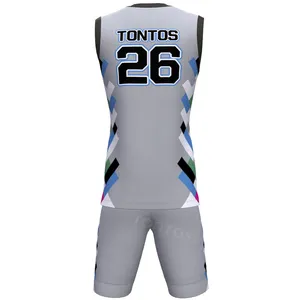 Camisetas de baloncesto originales con logotipo bordado personalizado de último diseño para hombres, conjuntos de baloncesto de jersey blanco liso clásico