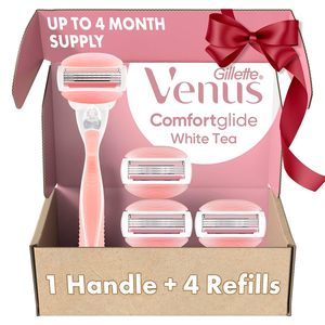 Maquinilla de Afeitar Gillette Venus ComfortGlide para Mujer con Aroma a Té Blanco, Regalos Navideños, 5 Repuestos de Cuchillas - Product Image 6