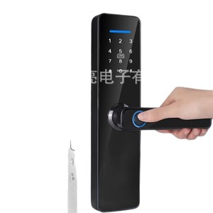 QLEUNG S811 <b>Smart</b> Door <b>Lock</b> Aluminum Alloy Fingerprint Password Card App Control Interior Use - Product Image 5