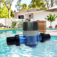 Chlorinateur à sel 4g/h pour piscine, générateur de chlore avec connecteur Union pour petite piscine, haute efficacité, matériau ABS, garantie 1 an