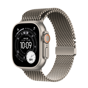 Bracelet en boucle milanaise en titane résistant aux rayures pour Apple Watch Ultra2/3 49 mm, boucle parachute, bracelet milanaise pour IWatch11/10 46 mm - Product Image 1