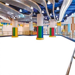 Pista de patinaje sobre hielo sintético personalizable con paneles modulares para centros de entrenamiento, parques infantiles y parques de atracciones - Product Image 4