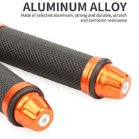 Poignées de guidon universelles en caoutchouc et acier JBLAY pour moto, 22 mm, 24 mm, moto tout-terrain, VTT, vélo électrique, accessoires durables antidérapants