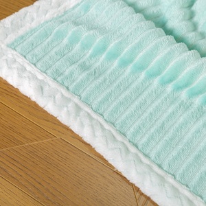 Heavyweight Winter Thermal Blanket | Striped Flannel Composite Shu Velveteen | Double Ply Thick Warm | Factory Direct Supply - Product Image 4