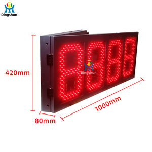 उलटी गिनती और गिनती के लिए सौर-संचालित डिजिटल डिस्प्ले स्क्रीन प्रोग्राम योग्य आउटडोर नेतृत्व वाली डिजिटल डिस्प्ले स्क्रीन - Product Image 5