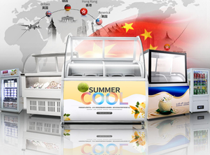 Tủ Đông Trưng Bày Kem Cứng/Tủ Đông Trưng Bày Kem Que Tủ Lạnh/Tủ Đông Trưng Bày Kem Gelato - Product Image 2