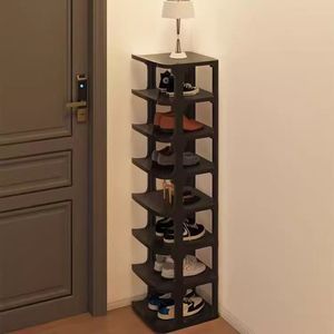Space-Saving <strong>Vertical</strong> Plastic <strong>Shoe</strong> Rack Stand Organizer Shelves for Slippers Sandals Flats Entryway Closet <strong>Storage</strong> for Footwear - Product Image 6