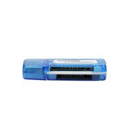 Adaptador de lector de tarjetas USB 2,0 + OTG SD TF, disco U, lector de tarjetas todo en uno, alta calidad, barato
