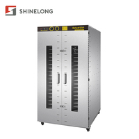 Commerciële Voedsel Dehydrator Machine 6 / 10 / 16 / 24 / Trays Gedroogde Groenten Fruit Dehydrator