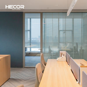 การปรับแต่งห้องสํานักงานเชิงพาณิชย์ผนังกันเสียงฉาก<span class=keywords><strong>กั้น</strong></span>กระจกกั้นโปร่งใส - Product Image 2