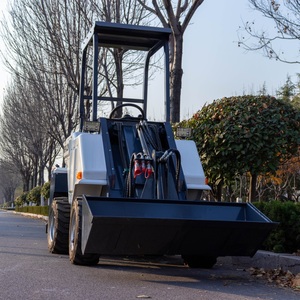 Mini Telescopic Compact Rotating 4x4 Telehandlers <b>Crane</b> 1ton 2 Ton Wheel Price - Product Image 4