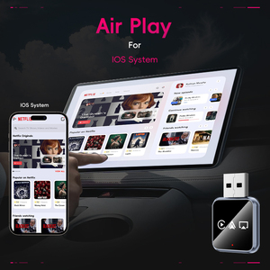 Универсальный адаптер 3-в-1 для беспроводного CarPlay, Android Auto и MirrorLink, <span class=keywords><strong>USB</strong></span>-адаптер для автомобиля, оранжевый, для AirPlay - Product Image 4