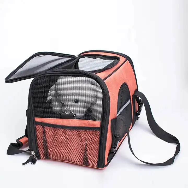 도매 Foldable 고양이 개 운반 애완 동물 캐리어 가방 야외