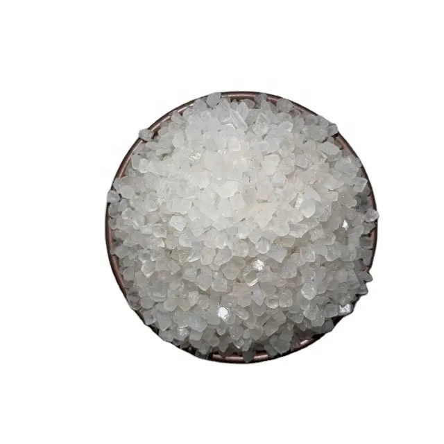 Beyaz kristal pelet ham deniz tuzu üretimi % 100% doğal sodyum klchloride % 98% Min. CAS #7647-14-5 endüstriyel sınıf toplu