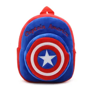 High quality creative cartoon plush toy super hero Spiderman bag for kids