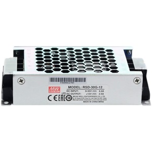 Mean Well Rsd-30g-12 <b>Dc</b>-<b>Dc</b> Converter <b>12V</b> 30W Rail Mount Lps Ce Eac RoHS - Product Image 1