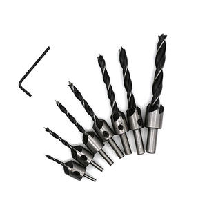 Manufacturer Five-Blade Chamfering Tools Three-Point Woodworking Countersunk Hole <b>Drills</b> Premium <b>Drill</b> Bit <b>Countersinks</b> Set - Product Image 1