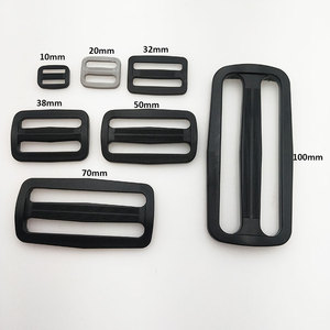 Hebilla Ajustable de Plástico Personalizada de 10 mm, 20 mm, 32 mm, 38 mm, 50 mm, 70 mm, Hebilla Tri-glide Reciclada - Product Image 6