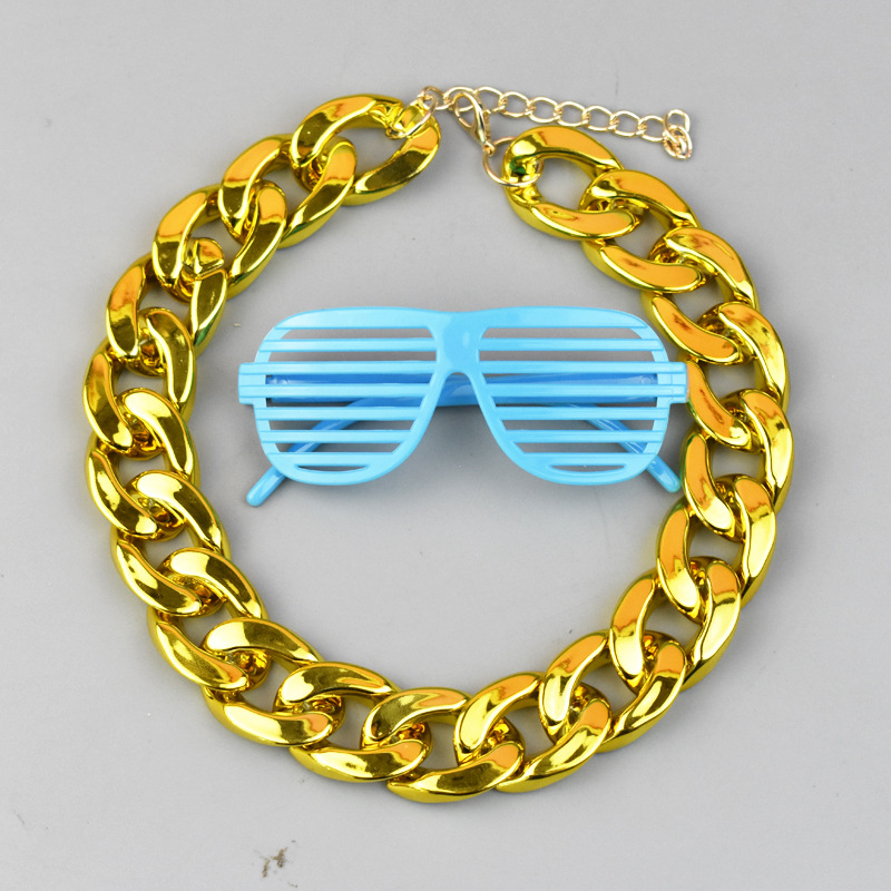 Collar de rayas azules