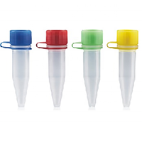 Microtube en plastique de 1,5 ml avec fond conique et bouchon à vis, tube de microcentrifugeuse pour laboratoire