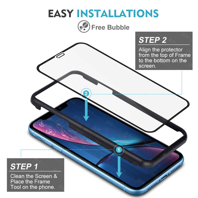 AP 16 Pro Max Tempered Glass Screen Protector for 15/14 Pro Mobile Phones High Transparent 2.5D Radian 0.15mm Thickness