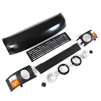 4x4 hors route pièces automobiles autres accessoires extérieurs capot moteur grille en plastique pare-chocs avant Kits de carrosserie adaptés pour Hiace 2012-2018