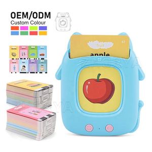 Zhorya 255 Tarjetas con 510 Palabras, Tarjetas de Aprendizaje del Inglés para Niños Pequeños, Pronunciación, Conocimientos, Dibujos Animados - Product Image 1