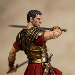 Fournisseur OEM : Figurine de guerrier romain grec, accessoires, conception de pose personnalisée, modèle injecté, figurine d'action en plastique ABS - Product Image 3