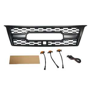 <b>For</b> GX470 2004-2009 2010-2013 TRD Style Car Front <b>Grille</b> With LED Lower <b>Mesh</b> Cover Trim Exterior Accessories - Product Image 5