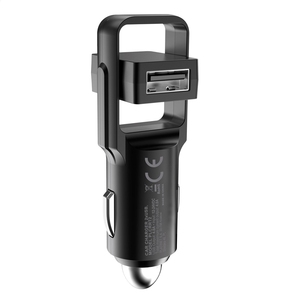 Caricabatterie da auto pieghevole 4.8A con 2 porte USB, ideale per caricare dispositivi mobili ed elettronici in viaggio. - Product Image 1