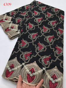 Nouvel arrivage : Tissu en dentelle suisse <span class=keywords><strong>africaine</strong></span> brodé avec pierres, idéal pour les tenues nigérianes élégantes pour femmes, parfait pour les mariages et les soirées dansantes. - Product Image 6