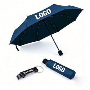 Paraguas Personalizados con Logotipo al por Mayor para Eventos Promocionales, Regalos Empresariales, Resistentes al Viento, Portátiles, en Grandes Cantidades - Product Image 1